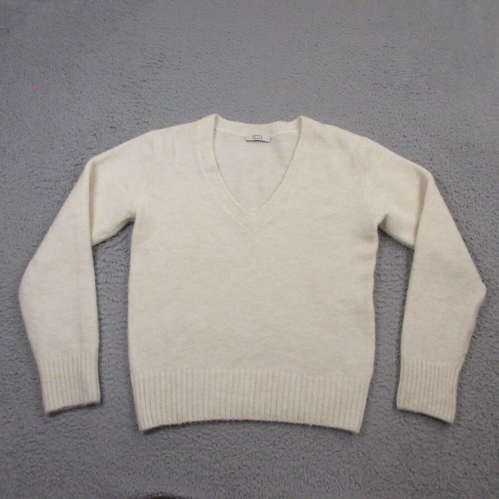 AYR Womens Alpaca Wool Blend Sweater size Small Pullover Jumper V-Neck
